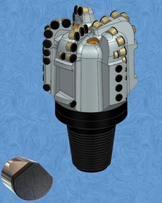 Steel Body Five Blade 6 1/2inch 165.1mm PDC Core Drill Bits for Oil & Gas Well Drilling