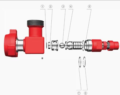 Alloy Steel High Pressure Safety Valve with 42Mpa (6000psi) Rating and Automatic Opening and Closing for Oilfield Manifold
