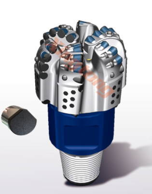 S434 49 Cutter PDC Drill Bits  Pdc Drag Bit Super Hard Formations